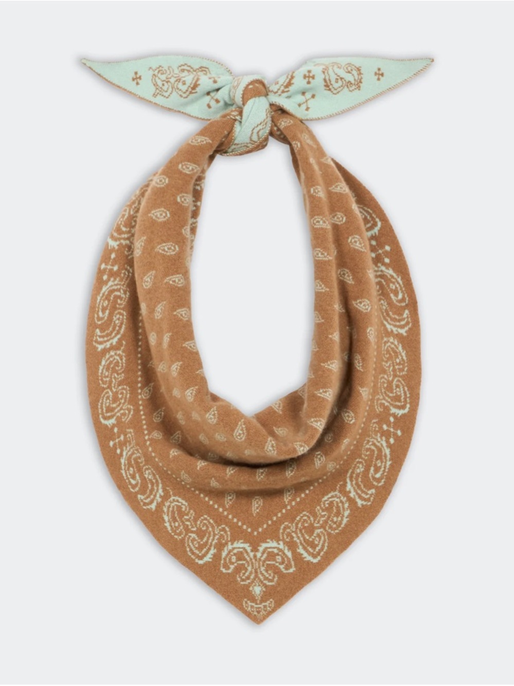 New Guest In Residence Wild Rag Cashmere Bandana Scarf